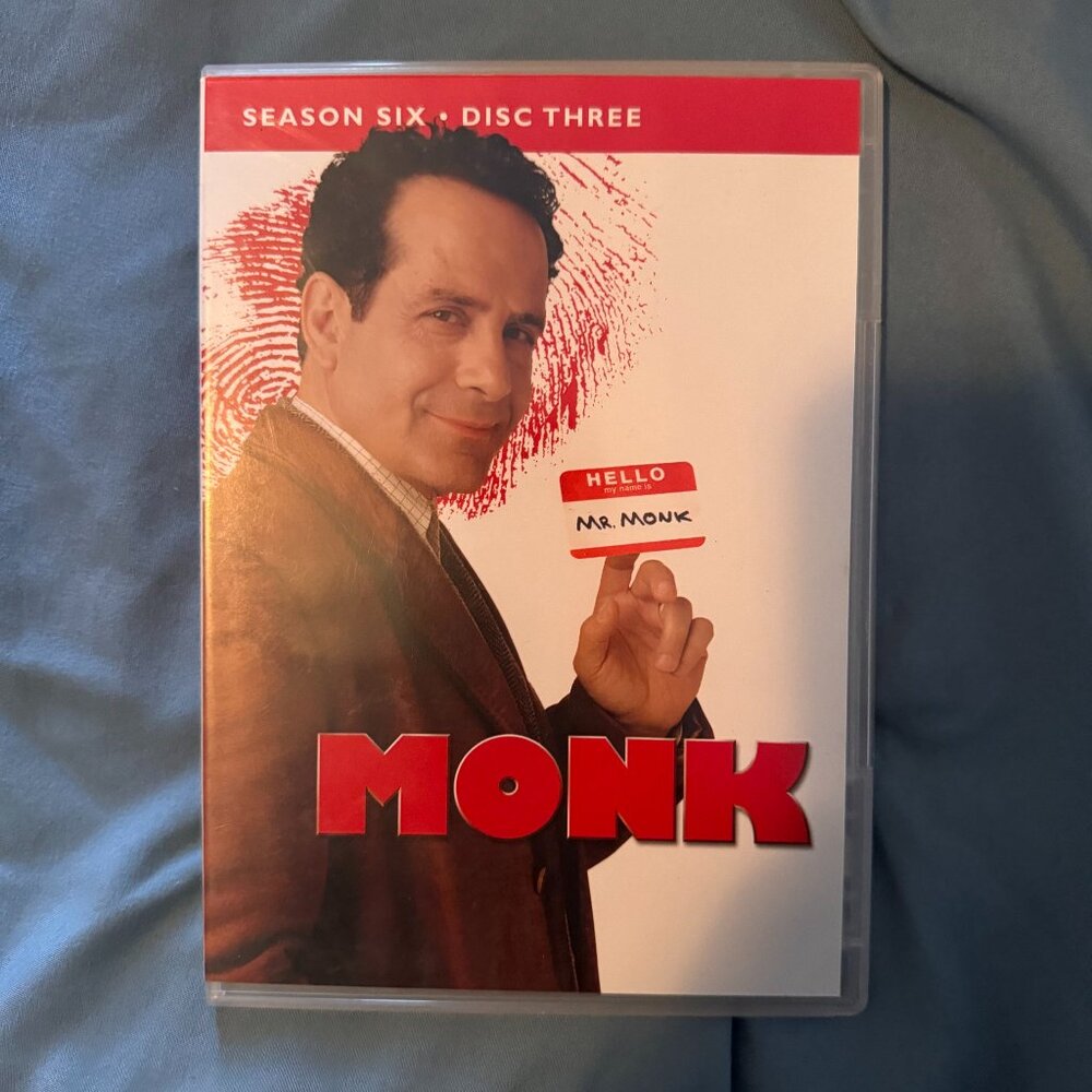 Monk - Season 6 Disc 3 [DVD] Disc Tested, Working